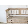Reclaimed Teak Country Bench with Storage Compartment - 7